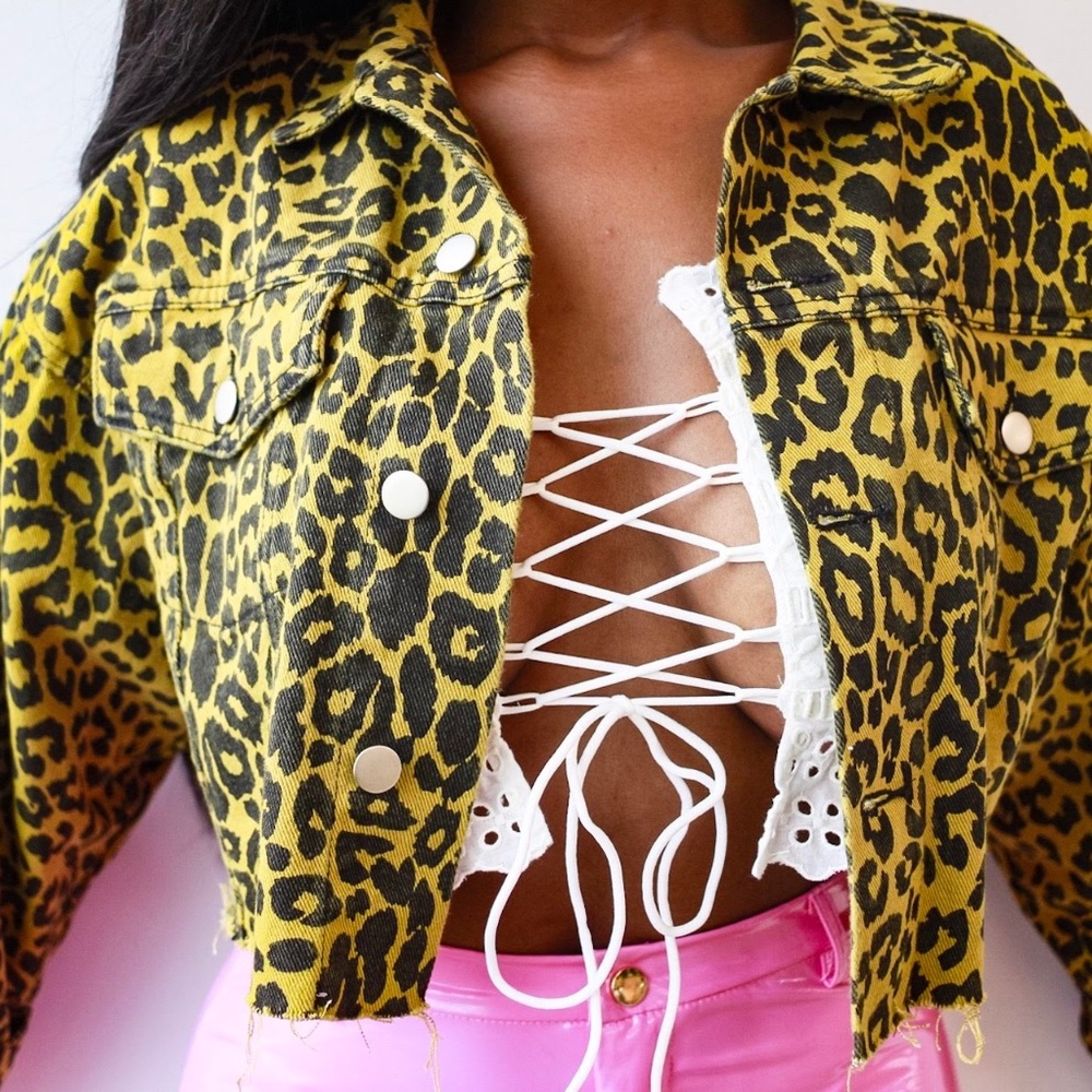 Feline Cropped Jacket